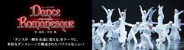 �wDance Romanesque�x
�u�_���X����u���i���ɕς���v���e�[�}�ɁA���ʂȃ_���X�V�[���ō\�����ꂽ�p���t���ȃV���[�I