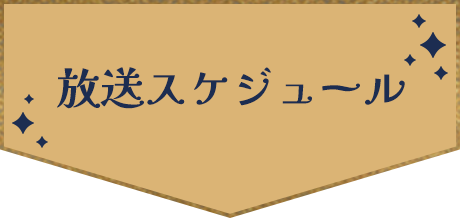放送スケジュール