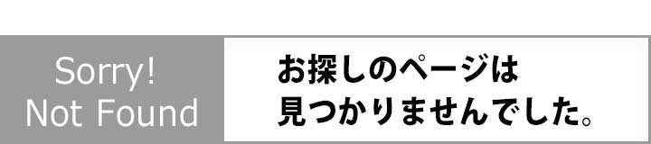 お探しのページは見つかりませんでした