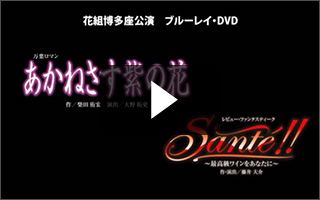 花組 博多座公演『あかねさす紫の花』『Sante!!』 特集｜宝塚歌劇 DVD 