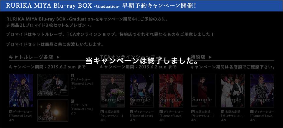 RURIKA MIYA Blu-ray BOX -Graduation- ｜宝塚歌劇をブルーレイ・DVD 
