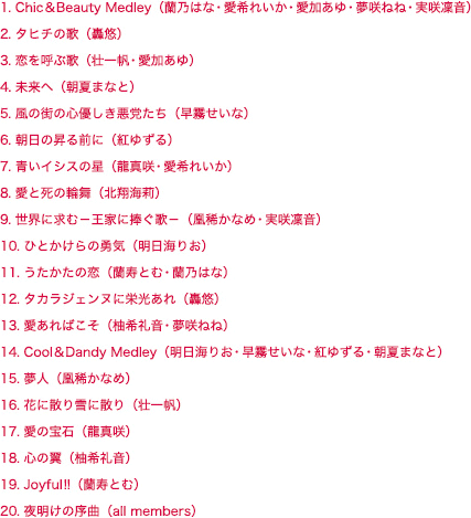 宝塚水夏希カレンダー 5点セット（3点サイン付き） Little magic アクセサリーのようなトキメキ ナースウォッチ
