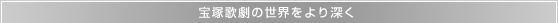 宝塚歌劇の世界をより深く