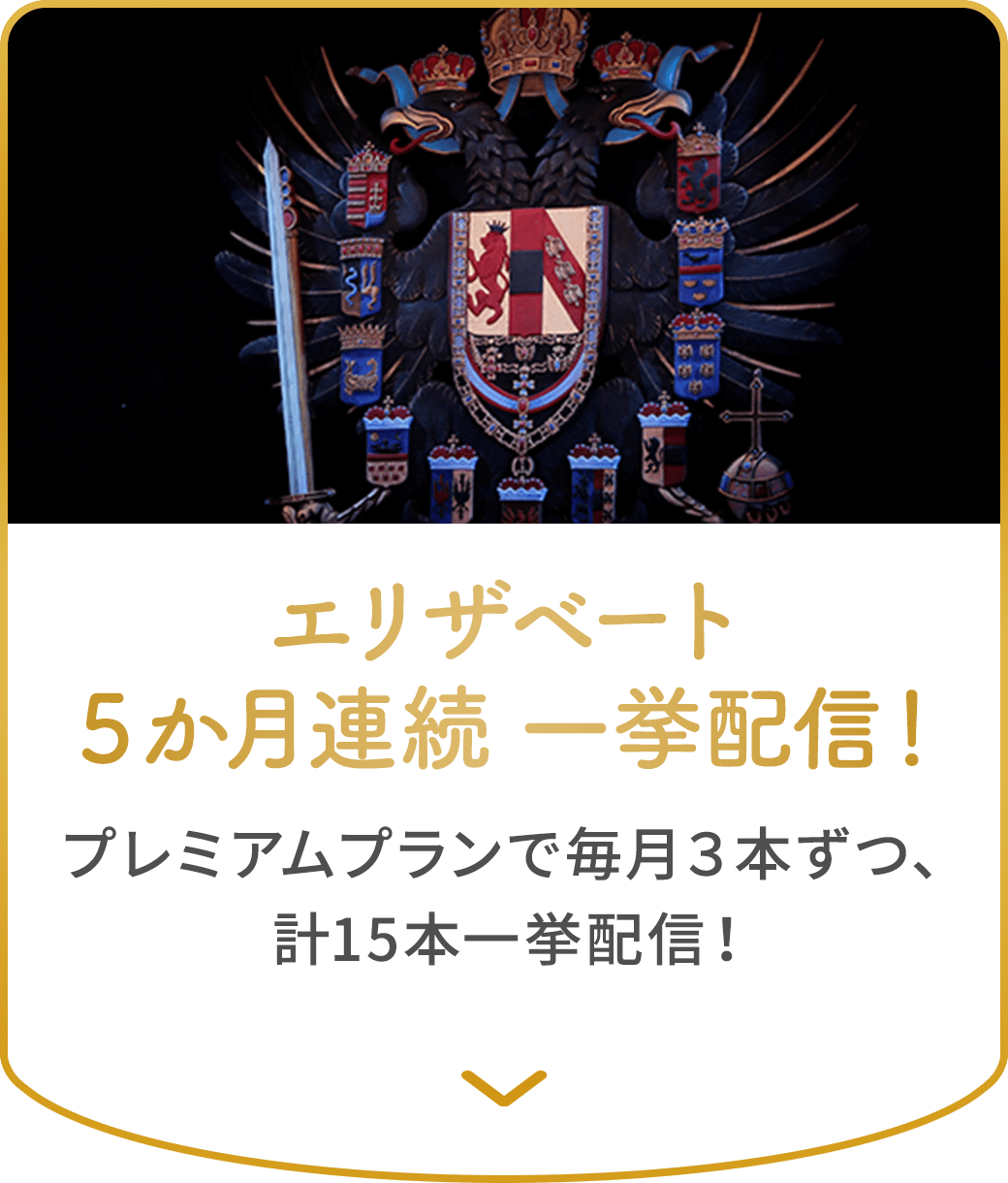 エリザベート ５か月連続 一挙配信！